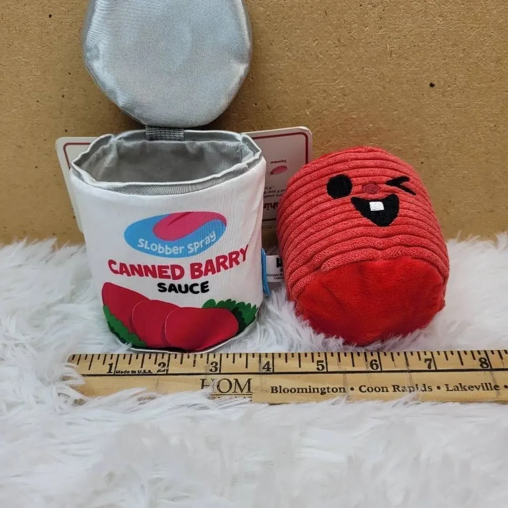 Bark Slobber Spray Canned Barry Sauce Dog Toy Size Med 20-50 LBS NWT